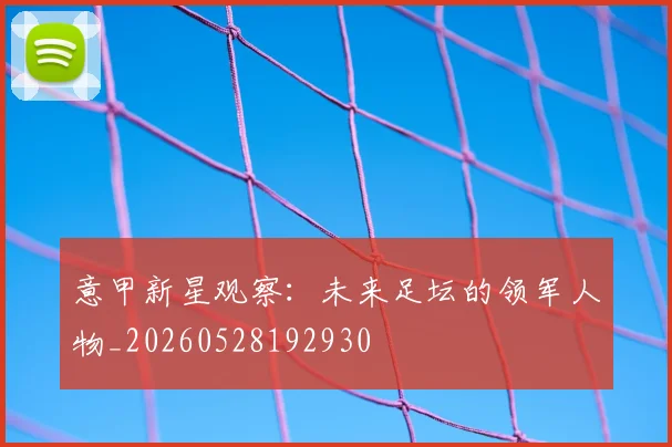 意甲新星观察：未来足坛的领军人物_20260528192930